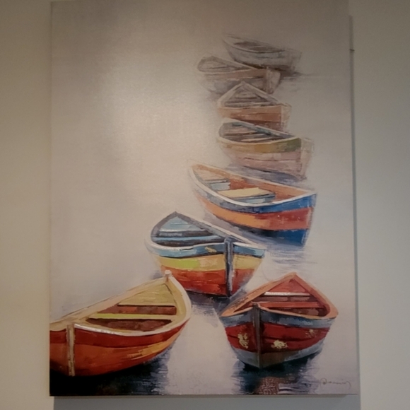 Colorful Boat Art Print - Picture 6 of 6